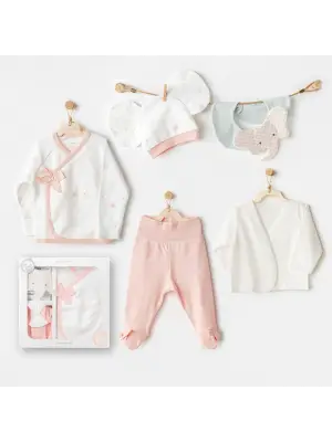 Love Family 5li Hastane Çıkış Seti Ekru