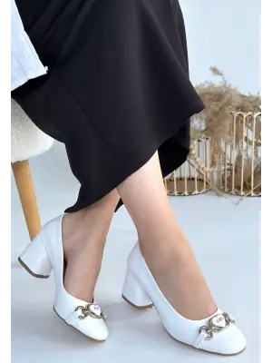 Zarif Cilt Topuklu Ayakkabı