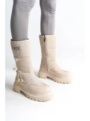 Modern Fermuarlı Kısa Topuk Bot