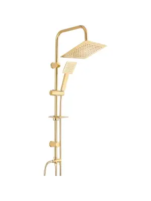 Omarı Krom Lüks Robot Yağmurlama Duş Seti