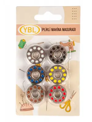 Omarı Renkli Makine Masurası 6lı Paket