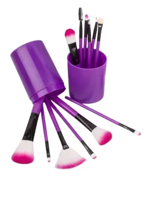 Makyaj Fırçası 12 Parça Set Yumuşak Uçlu Göz Makyajına Uygun Hafif Ve Taşınabilir Çanta