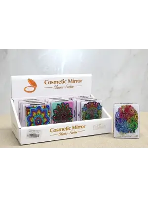 Mandala Desenli Hareketli Sulu El Aynası Alk4583