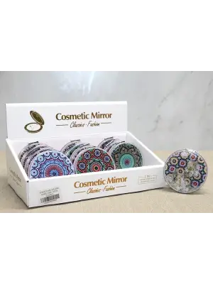 Mandala Desenli Hareketli Sulu El Aynası Alk4584