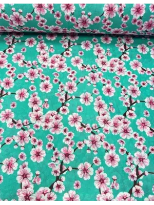 Masa Örtüsü & Piknik Örtsü -Raşel Kumaş 120 cm X 160 cm -Çiçek Desenli