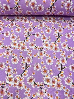 Masa Örtüsü & Piknik Örtsü -Raşel Kumaş 120 cm X 160 cm -Çiçek Desenli