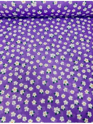 Masa Örtüsü & Piknik Örtsü -Raşel Kumaş 120 cm X 160 cm -Papatya Desenli