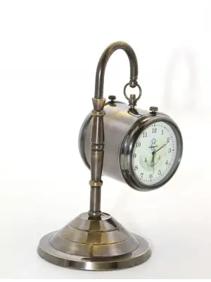 Masa Üstü Pirinç Saat Model 8