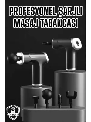 Masaj Aleti Masaj Tabancası Darbeli Şarjlı Kas Ve Vücut Ağrıları İçin