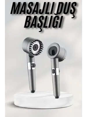 Masaj Etkili Turbolu Çok Fonksiyonlu Filtreli Duş Başlığı Yeni Nesil
