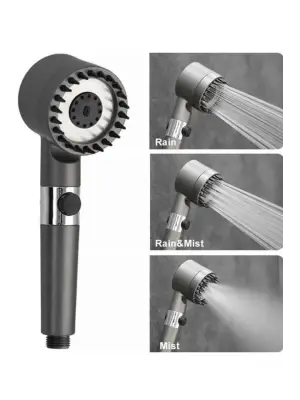 Masaj Etkili Turbolu Çok Fonksiyonlu Filtreli Duş Başlığı Yeni Nesil