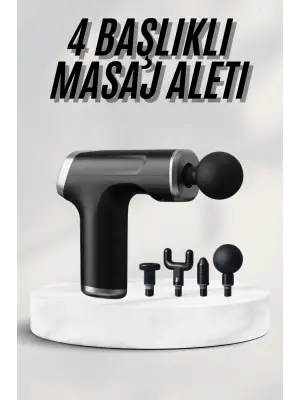 Masaj Tabancası 24v Type-c Hızlı Şarj Girişli Masaj Aleti Uzun Ömürlü