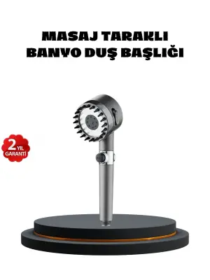 Masaj Uçlu Yüksek Basınçlı Duş Başlığı Spa Etkili