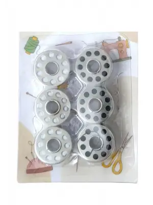 Omarı Metal Siyah-Beyaz Masura İpli Set