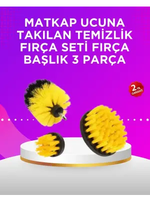 Matkap Ucu Temizlik Fırçası Seti Banyo Fayans Zemin İçin