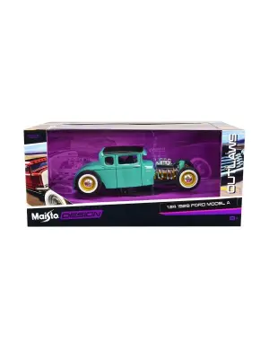 Omarı Vintage Metal Model Araba 1:24 Ölçekli