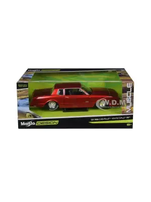 Omarı 1:24 Ölçekte Efsane Chevrolet Monte Carlo SS Diecast Model Araç