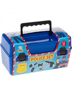 Omarı 11 Parça Çantalı Polis Seti - Oyun Araçları