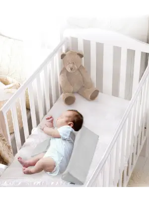 Omarı Bebek Güvenli Uyku Yastığı Gri