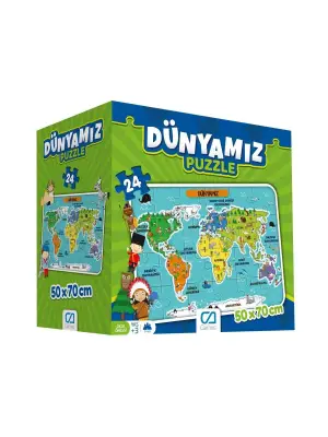 Omarı Doğa Manzaralı Eğlenceli Puzzle