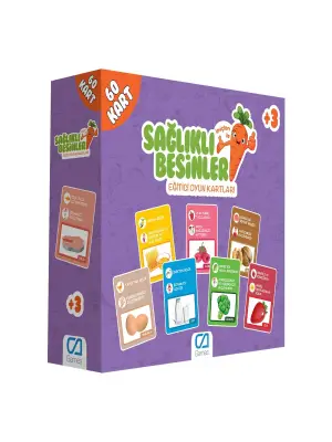 Omarı Doğal ve Lezzetli Games Sağlıklı Besin Kartları - 60 Adet