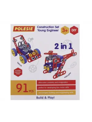 Omarı Eğitici Mucit Tasarım 91 Parça Set