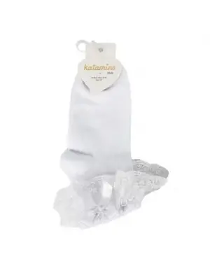 Omarı Eğlenceli Katamino Çorap - Beyaz