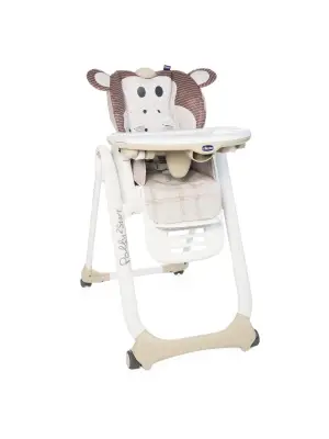 Omarı Ergonomik Tasarımlı Çocuk Mama Sandalyesi - Monkey Temalı