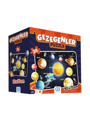 Omarı Gezegenler Temalı Eğitici Puzzle Oyunu