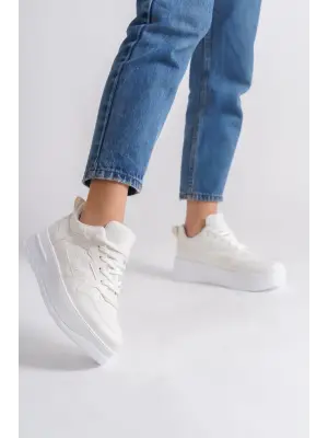 Omarı Rahat Tabanlı Bayan Spor Ayakkabı - Tabaan Sezonun Trendi