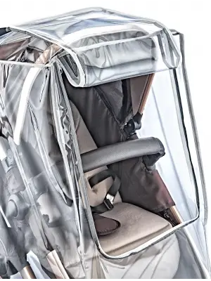 Omarı Lüks Bebek Arabası Reflektörlü Yağmurluk