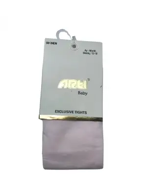 Omarı Pembe Muz Desenli Micro Külotlu Çorap