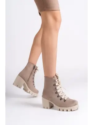 Omarı Süet Bayan Bot - Rahat ve Şık Günlük Ayakkabı