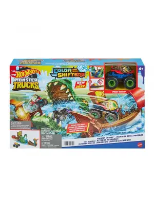 Omarı Renk Değiştiren Monster Truck Timsahtan Kaçış Oyun Seti