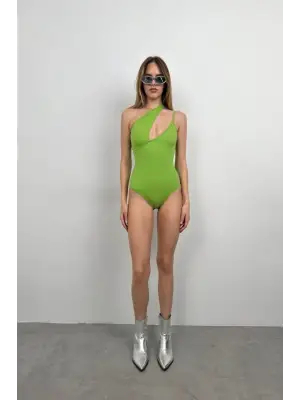 Omarı Şık Asimetrik Askılı Mayo Modeli