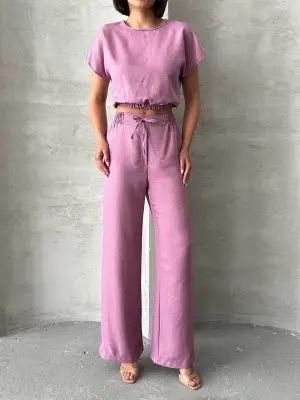 Omarı Şık ve Rahat Bluz Pantolon Takımı