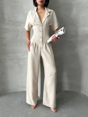 Omarı Yaz Şıklığı Tulum Modası