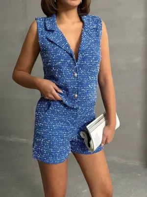 Omarı Yaz Şıklığına Davet: Yelekli Şort Takımı