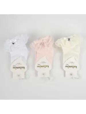 Omarı Yumuşak Pamuklu Bebek Soket Çorap Seti