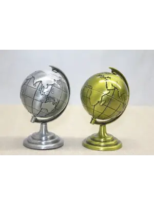 Metal Dünya Küre Model 2