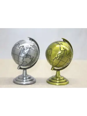 Metal Dünya Küre Model 2