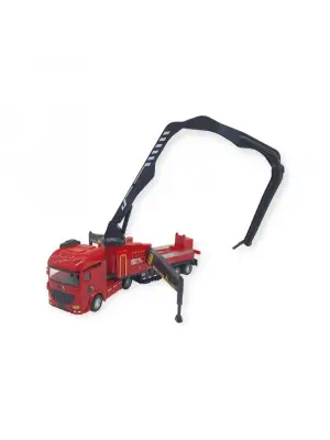 Omarı Söndürme Vinçli Metal İtfaiye Arabası 26cm