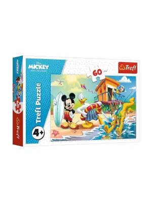 Omarı Çocuklar İçin Eğlenceli Mickey Mouse Puzzle Seti