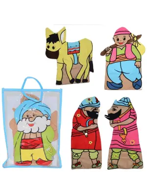 Omarı Milli Kahramanlar Kukla Seti - Eğlenceli 5 Parça Set