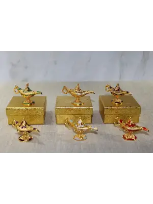 Mineli Metal Alaaddin Lambası Model 2