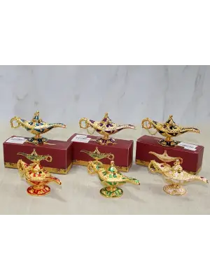 Mineli Metal Alaaddin Lambası Model 3