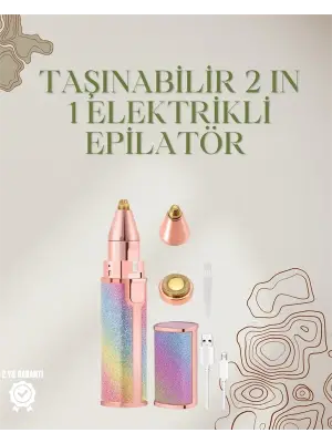 Mini Elektrikli Epilatör Cihazı – Usb Şarjlı, Acısız Yüz Ve Kaş Bakım Aleti