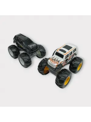 Omarı Off-Road Mini Araç Seti - Siyah Beyaz