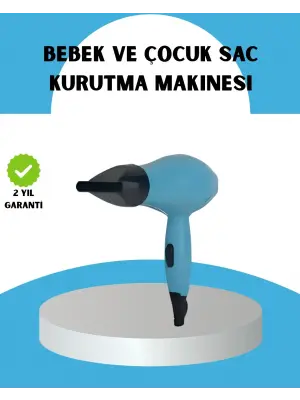 Mini Saç Kurutma Makinesi – Sessiz, Güvenli Ve Hafif – Çocuklar İçin Özel Tasarım