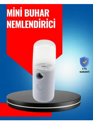 Mini Şarjlı Buhar Nemlendirici – Taşınabilir, Enerji Tasarruflu, Kablosuz Kullanım